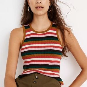 Madewell Retro Striped Colorful Tank